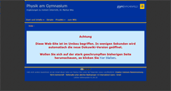 Desktop Screenshot of mwey-physik.ch